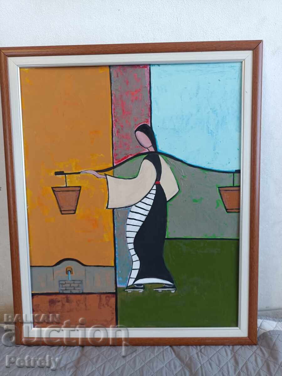 Доставка на Голяма маслена картина Доставка на Голяма маслена картина