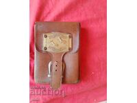 Top Gun bag, natural leather