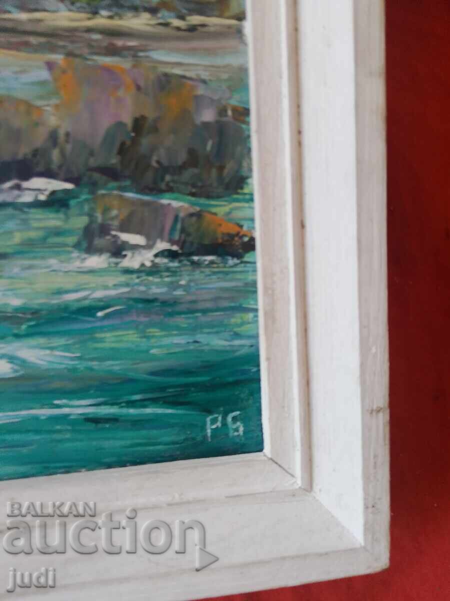 Ελαιογραφία υπογεγραμμένη με τιμή 250.00 BGN | € 127.82