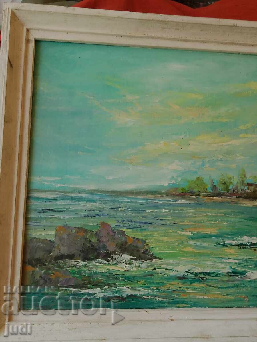 Δημοπρασία Ελαιογραφία υπογεγραμμένη