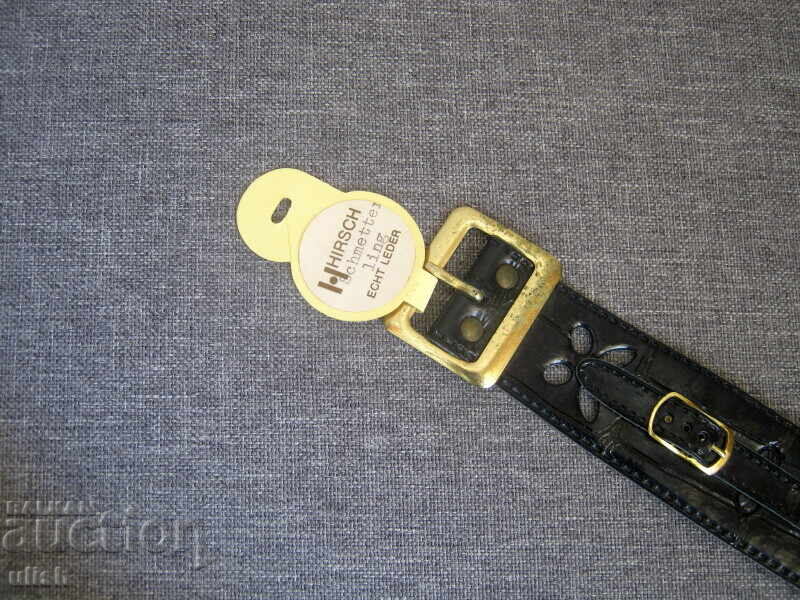 Licitație Curea ceas damă Hirsch art deco nouă cu etichetă