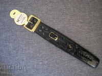 Curea ceas damă Hirsch art deco nouă cu etichetă