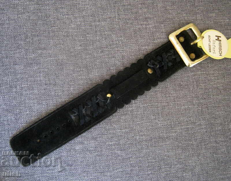 Hirsch Safari λουράκι γυναικείο ρολόι art deco ετικέτα