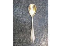 Ασημένιο κουταλάκι με επιχρύσωση