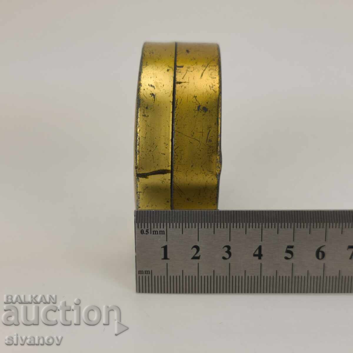 Old French metal VALDA Pastilles candy box #5969 - 7