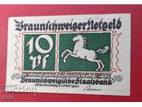 Banknote-Germany-Braunschweig-10 Pfennig 1921