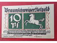 Banknote-Germany-Braunschweig-10 Pfennig 1921