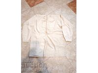 Αυθεντικό Ανδρικό Βουλγαρικό Λευκό Κεντημένο Πουκάμισο