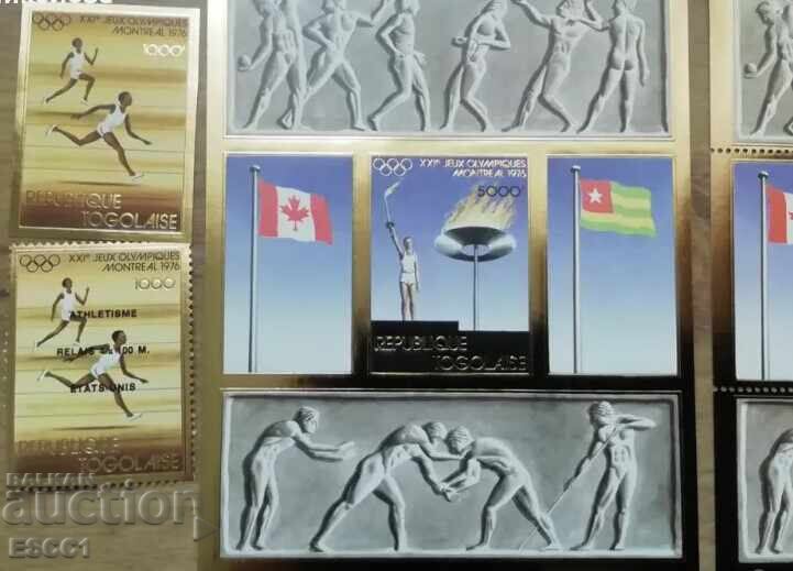 Καθαρές σφραγίδες και μπλοκ Ολυμπιακών Αγώνων Μόντρεαλ 1976 από Τόγκο με τιμή 200.00 BGN | € 102.26