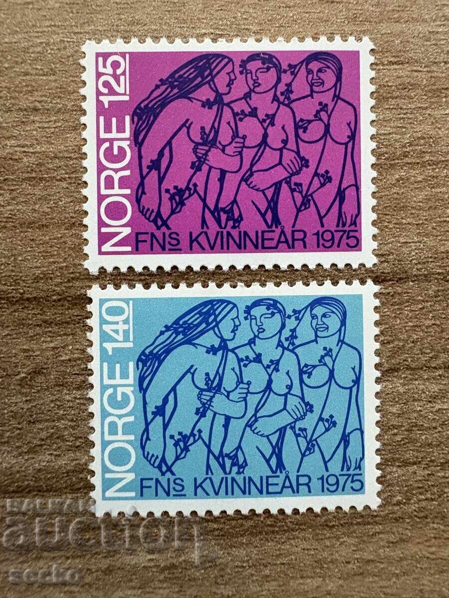 Νορβηγία - Διεθνές Έτος Γυναικών των Ηνωμένων Εθνών (1975) MNH