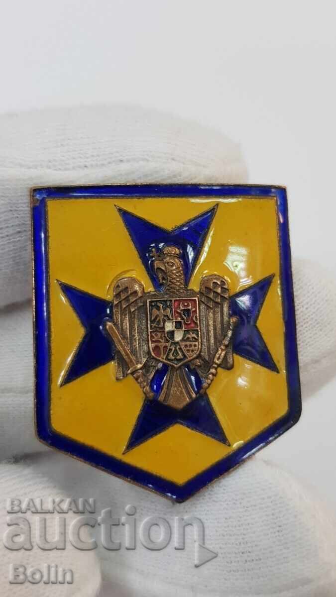 Delivery of Romanian Royal Police Badge, Carol I
