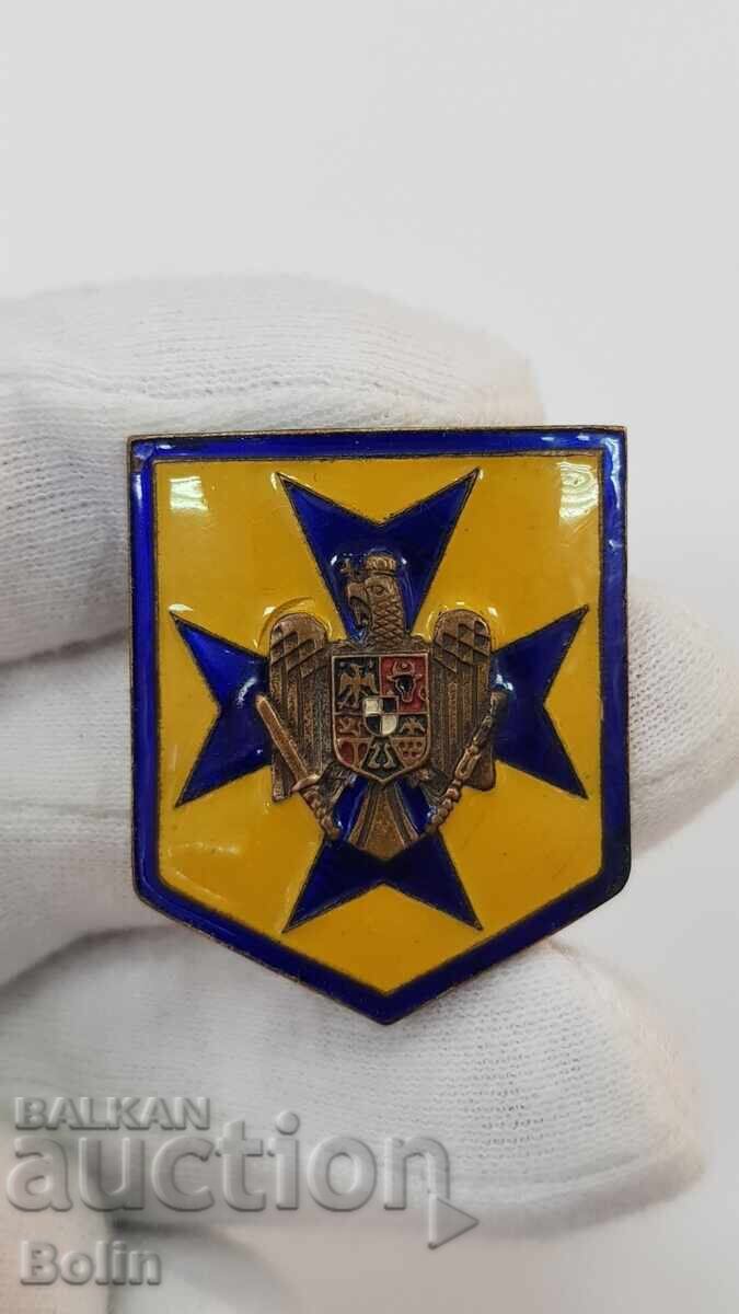 Romanian Royal Police Badge, Carol I