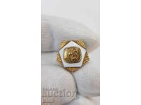 Miniatură foarte rară a ordinului, semnul Cavalerului de Madara