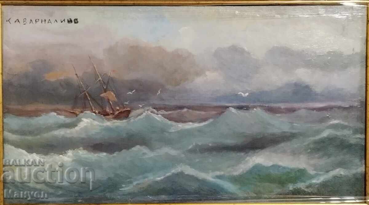 Painting by Hristo Kavarnaliev with price 1550.00 BGN | € 792.50