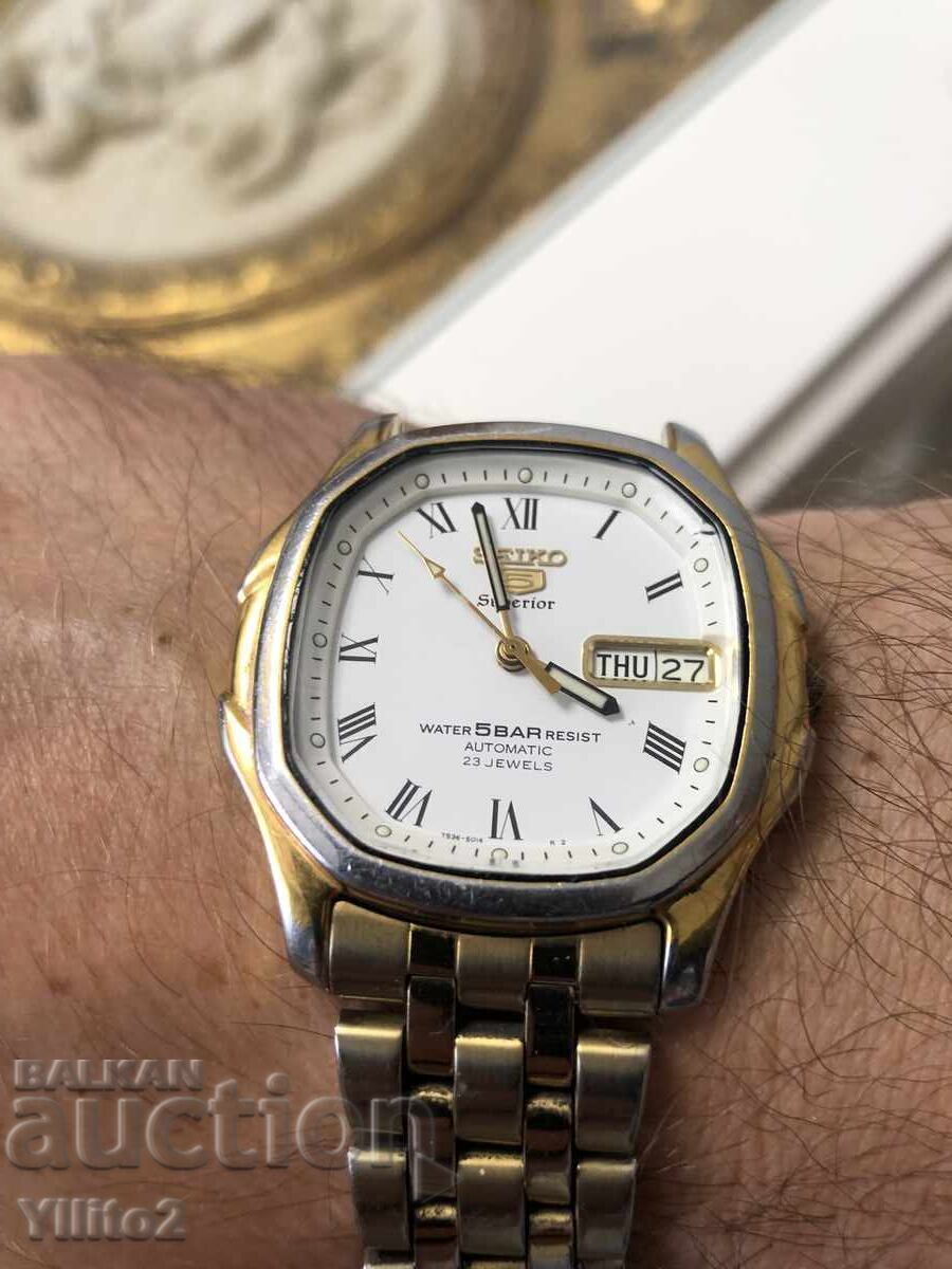 Σπάνιο Seiko 5 superior automatic με τιμή € 130.00 | 254.26 BGN