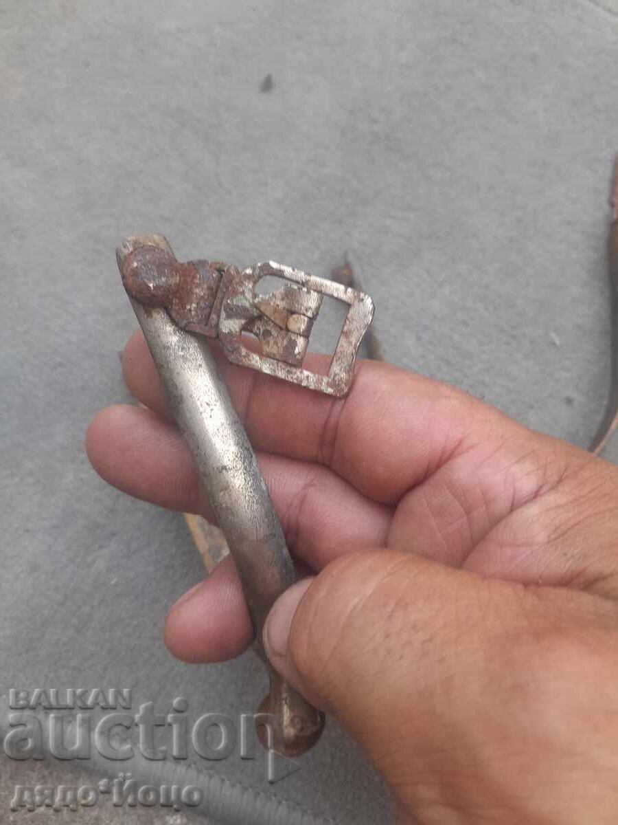 Стари бронзови кавалерийски щпори в добро запазено състояние - 5