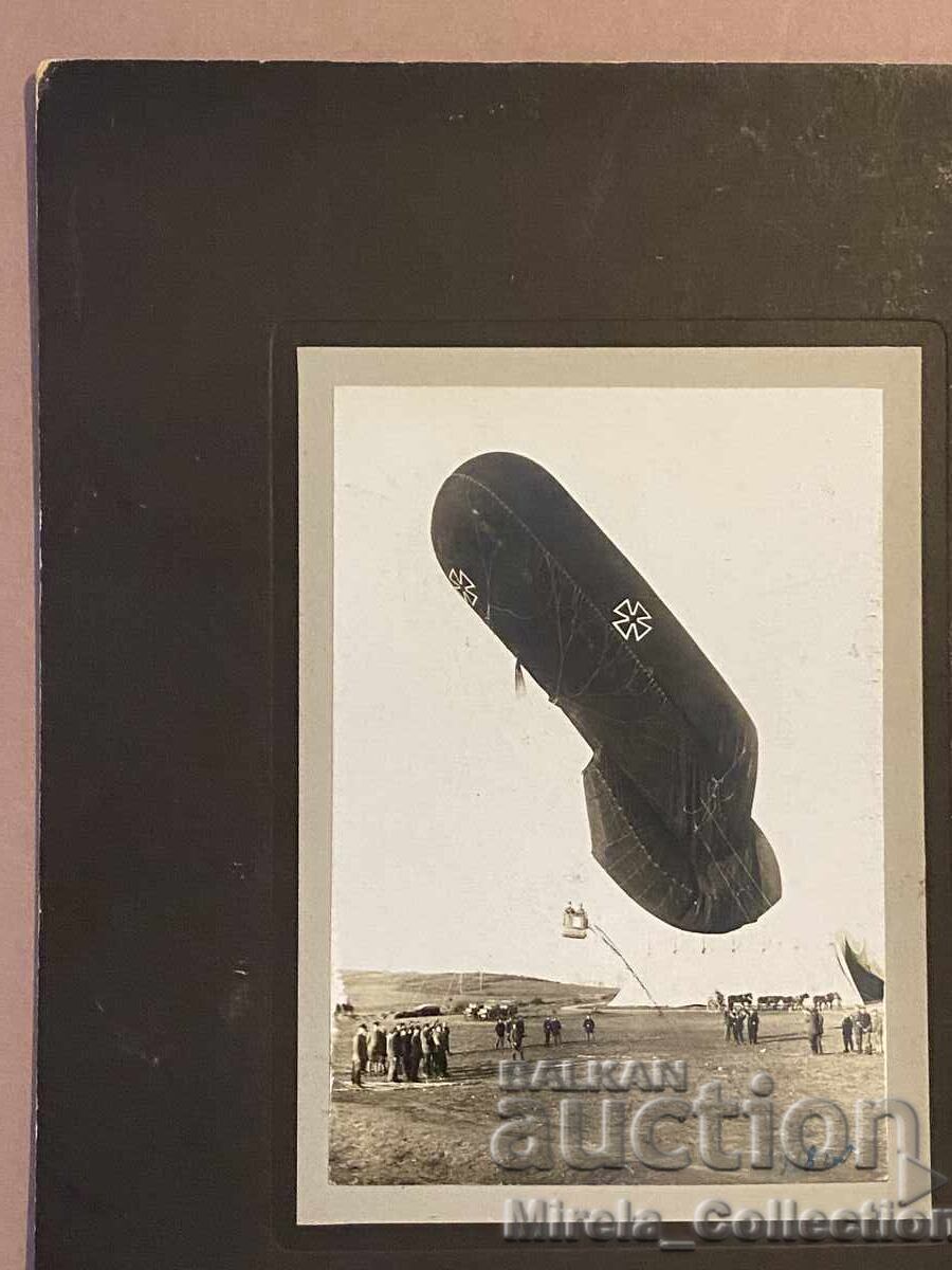 Livrarea Fotografie balon zmeu dirijabil Bătălia de la Doiran 1918 Livrarea Fotografie balon zmeu dirijabil Bătălia de la Doiran 1918