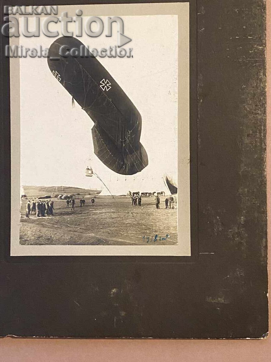 Fotografie balon zmeu dirijabil Bătălia de la Doiran 1918 - 5 Fotografie balon zmeu dirijabil Bătălia de la Doiran 1918 - 5