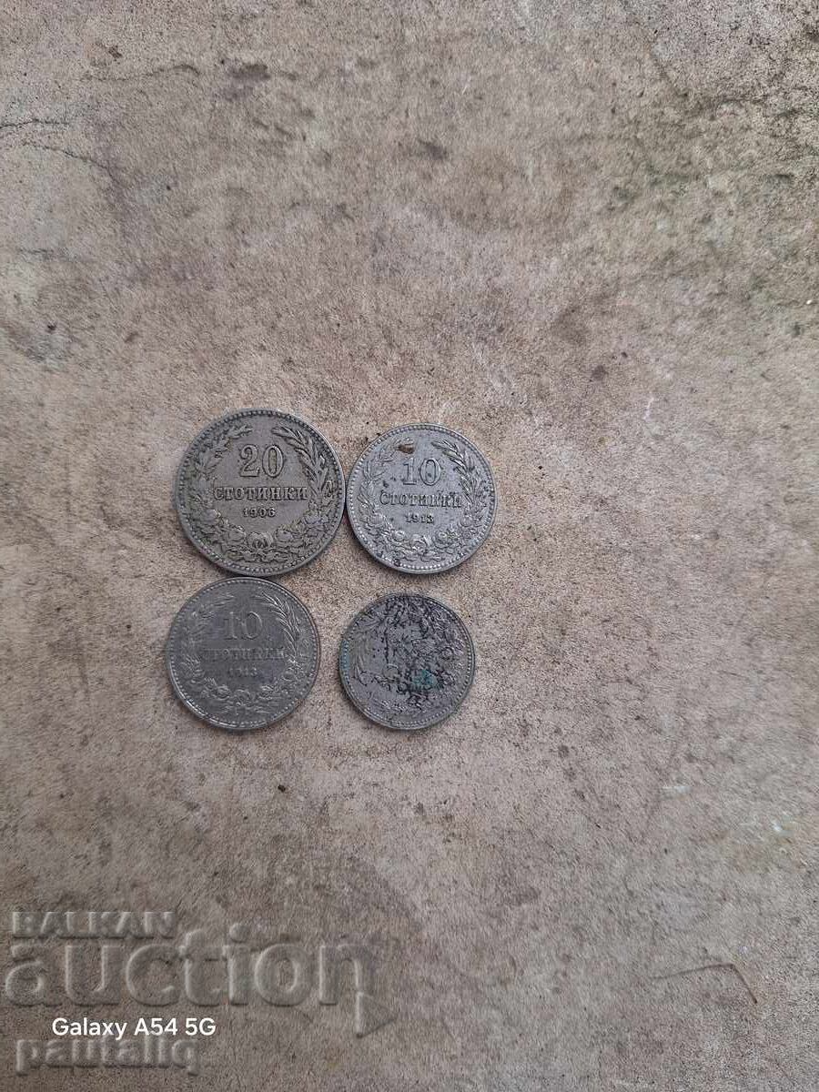 Σύνολο νομισμάτων 1906, 1912 και 1913 με τιμή 4.00 BGN | € 2.05