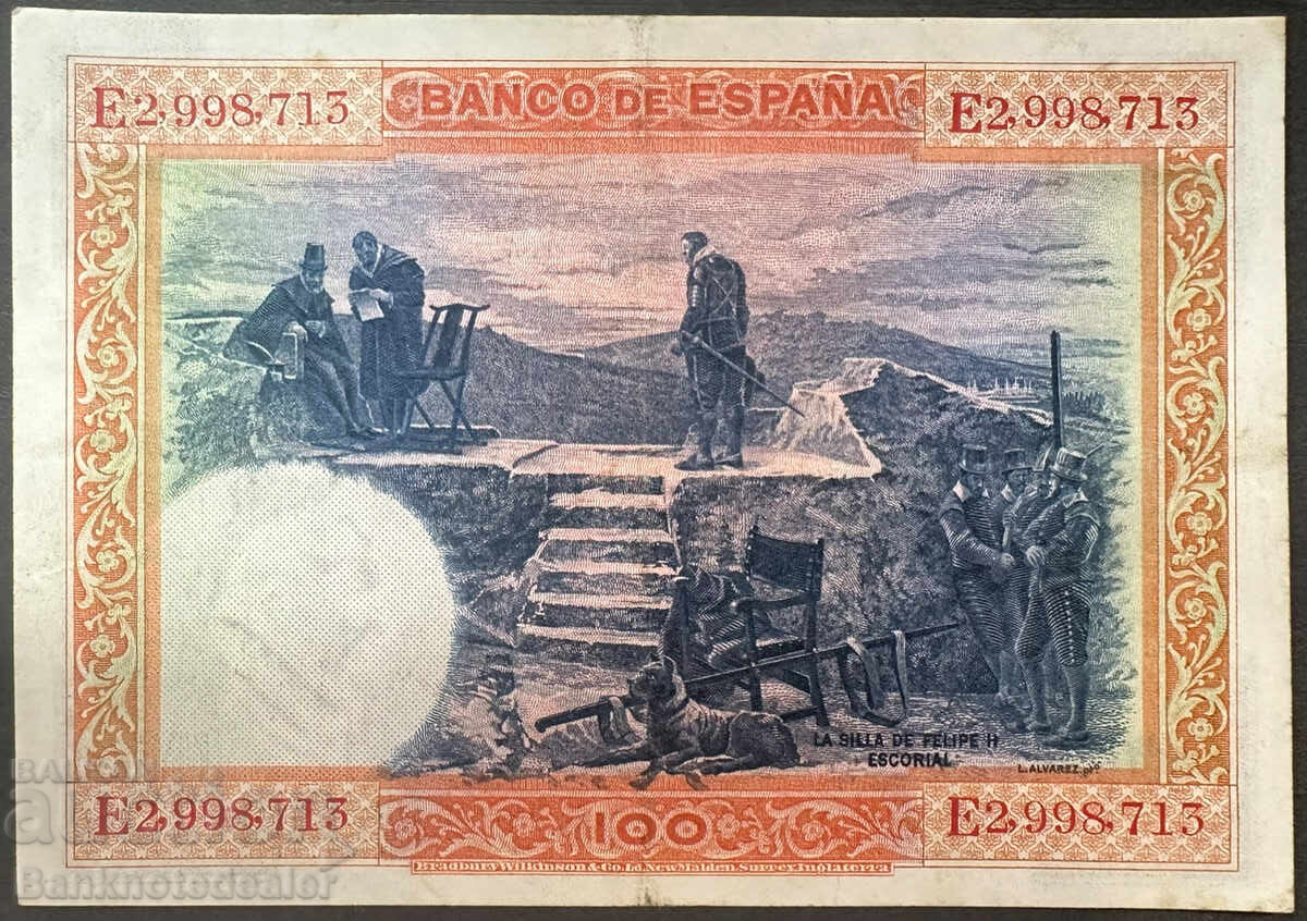 Spain 100 Pesetas 1925 Pick 69 Ref 8715 with price 10.00 BGN | € 5.11 Spain 100 Pesetas 1925 Pick 69 Ref 8715 with price 10.00 BGN | € 5.11