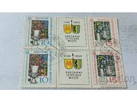 Timbre poștale RDG 800 de ani de Târgul de la Leipzig 1165 - 1965