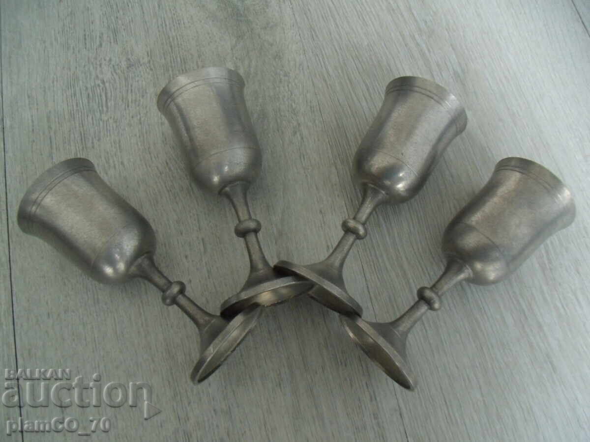 №8080 Old metal / tin cups - SCANDIA TENN F10 with price 40.00 BGN | € 20.45 №8080 Old metal / tin cups - SCANDIA TENN F10 with price 40.00 BGN | € 20.45