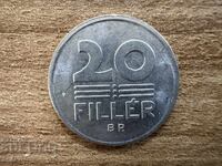 Ουγγαρία - 20 φίλερ (1987)