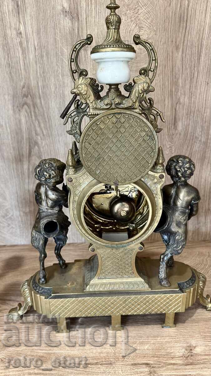 Ρολόι τζακιού, λειτουργεί! Διαβάστε την περιγραφή! - 6 Ρολόι τζακιού, λειτουργεί! Διαβάστε την περιγραφή! - 6