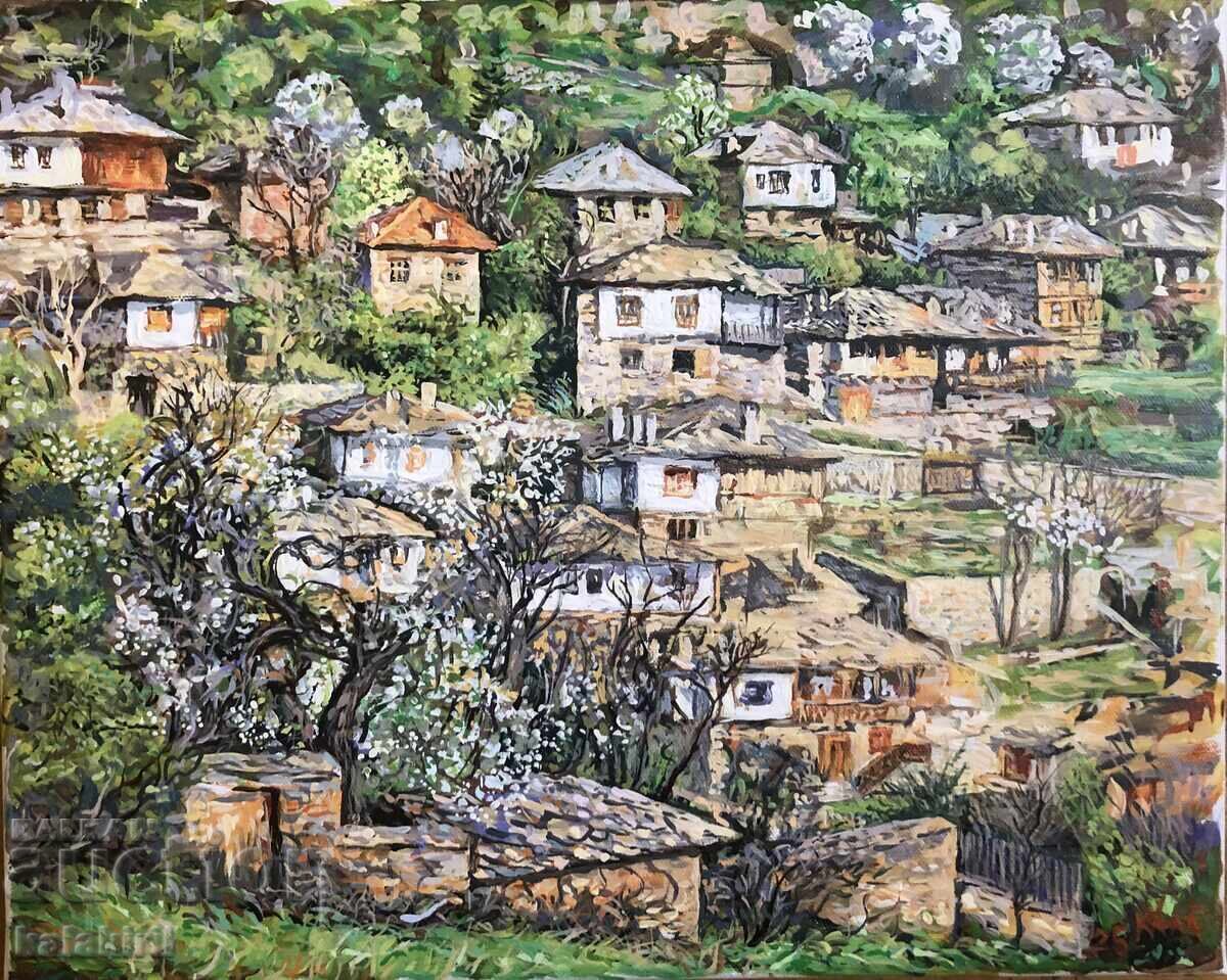 "Άνοιξη στο χωριό Ντόλεν" με τιμή 900.00 BGN | € 460.16 "Άνοιξη στο χωριό Ντόλεν" με τιμή 900.00 BGN | € 460.16