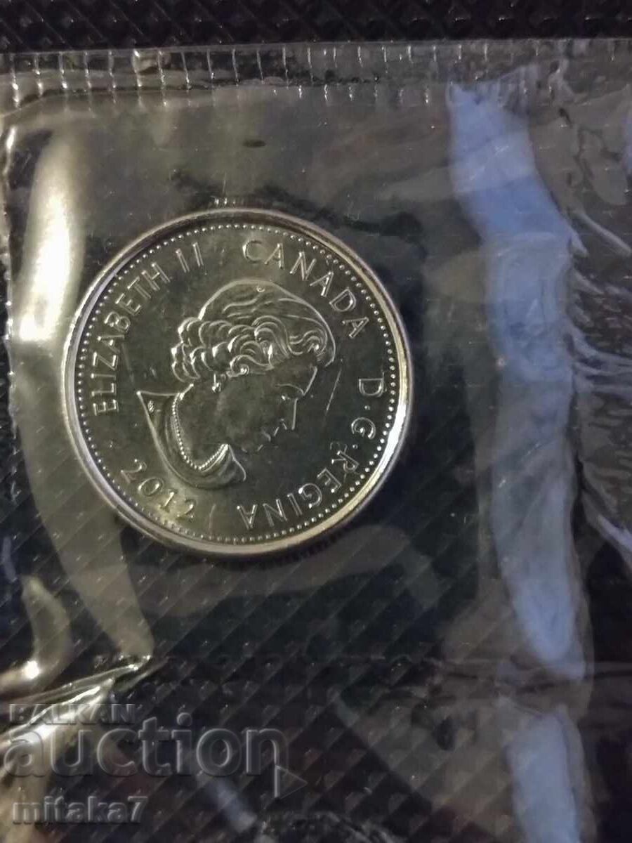 2x25 Cents 2012 Year, Canada with price 5.00 BGN | € 2.56 2x25 Cents 2012 Year, Canada with price 5.00 BGN | € 2.56