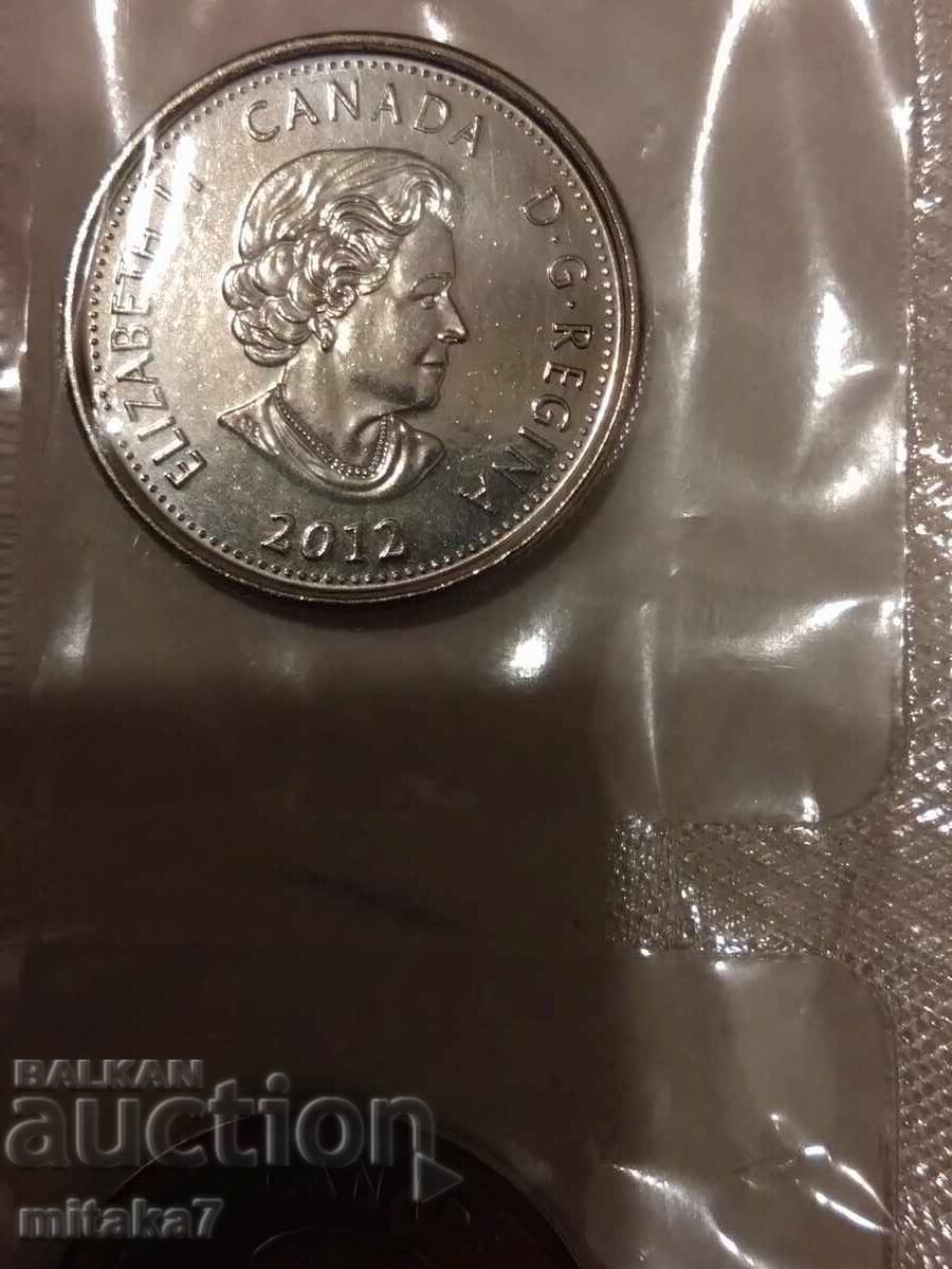 Delivery of 2x25 Cents 2012 Year, Canada Delivery of 2x25 Cents 2012 Year, Canada
