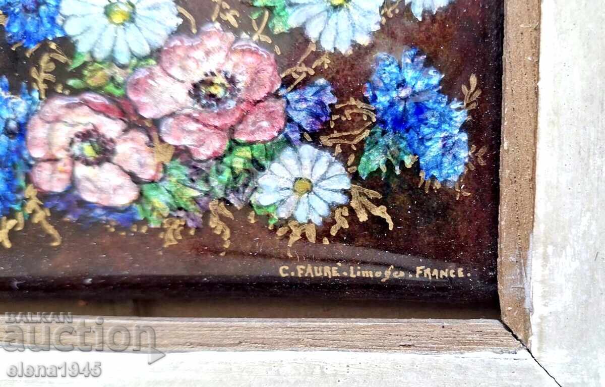 Παράδοση Πίνακας εμαγιέ Camille Fauré Παράδοση Πίνακας εμαγιέ Camille Fauré