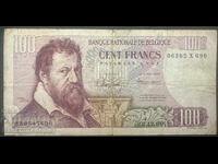 Belgium 100 francs 1966 Pick 134a Ref x699