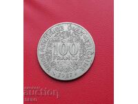 French West Africa - 100 Francs 1987