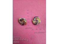 Αντίκες σκουλαρίκια με σμάλτο