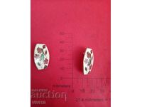 Cercei vechi cu email, de autor