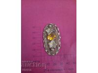 Antique Brooch Czech Republic