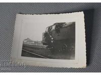 1941 Military Photo Soldiers Uniform Train Locomotive Station