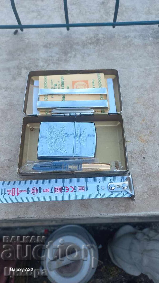 ZIPPO LIGHTER, TOBACCO CASE, CIGARETTES with price 120.00 BGN | € 61.36 ZIPPO LIGHTER, TOBACCO CASE, CIGARETTES with price 120.00 BGN | € 61.36