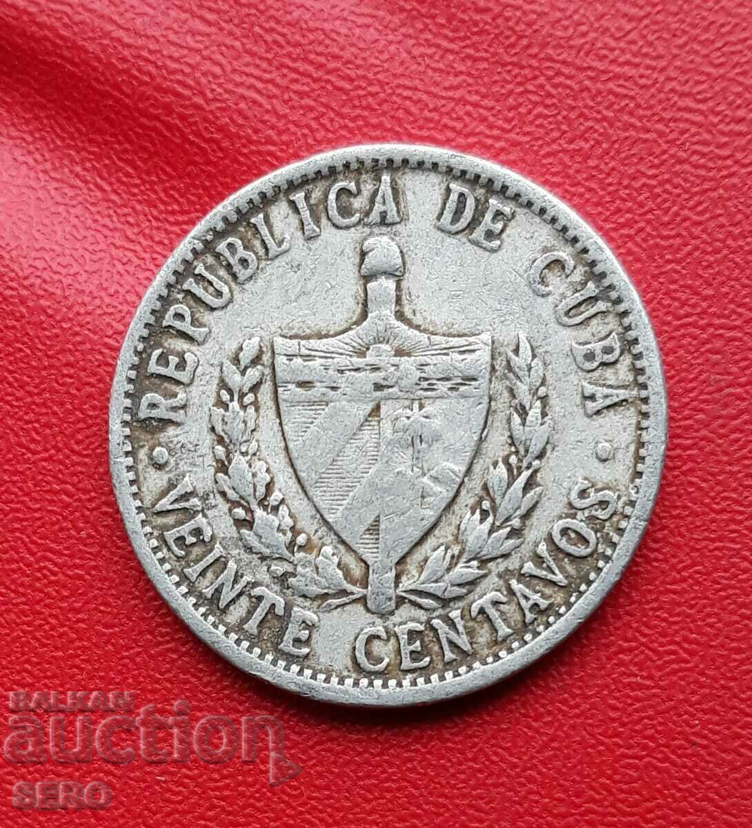 Cuba-20 centavos 1969 Cuba-20 centavos 1969