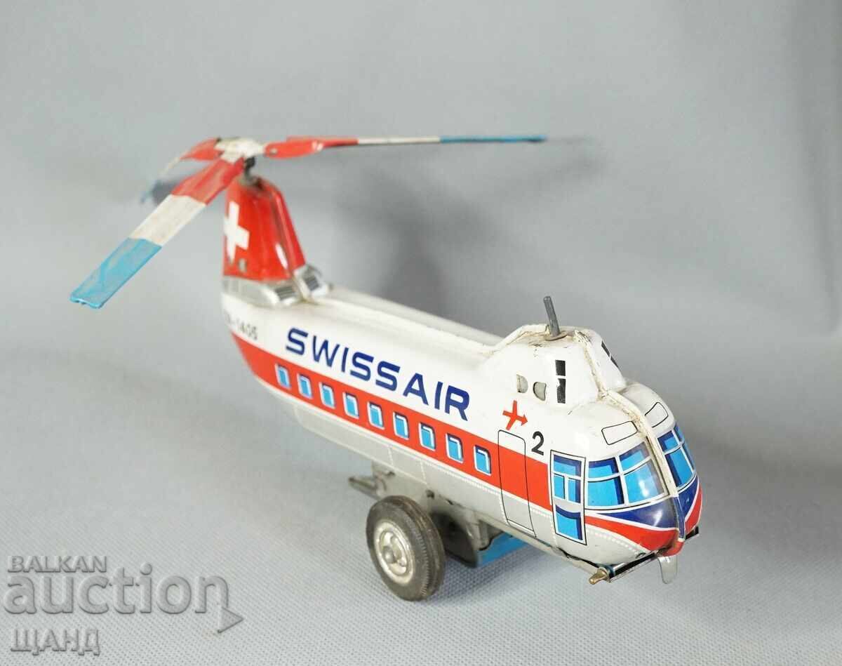Auction Old Rare Metal Toy Helicopter Model Auction Old Rare Metal Toy Helicopter Model