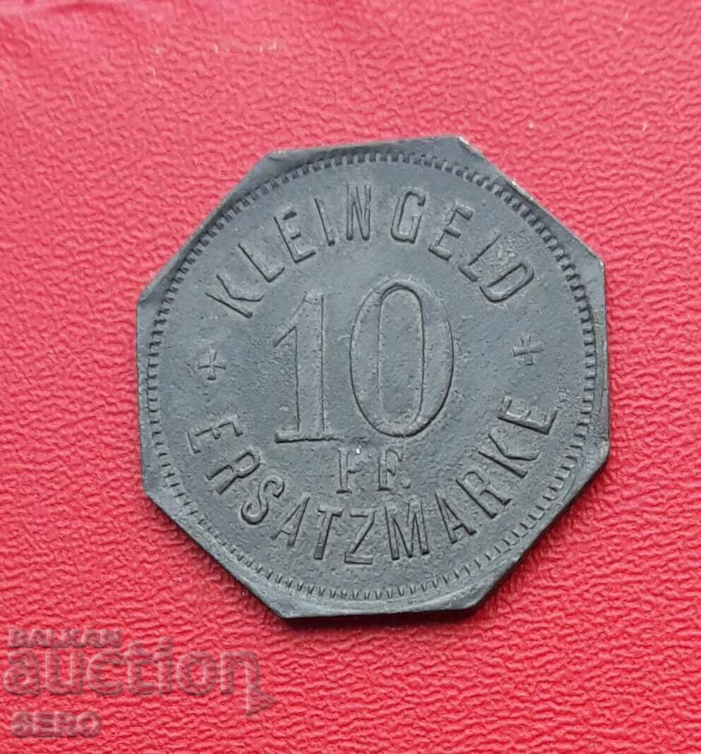 Germany - North Rhine-Westphalia - Hal - 10 Pfennig Germany - North Rhine-Westphalia - Hal - 10 Pfennig