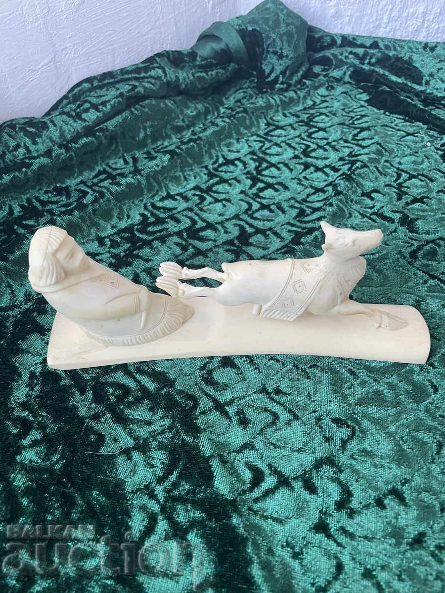 Сувенир- моржова кост,20/8 см