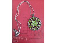 Старинно колие с емаил