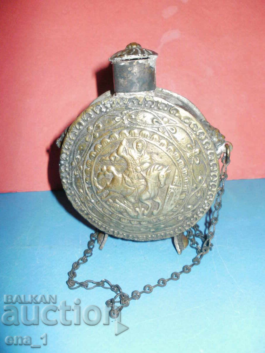 Auction Vintage Greek/Bulgarian powder flask in Revival style Auction Vintage Greek/Bulgarian powder flask in Revival style