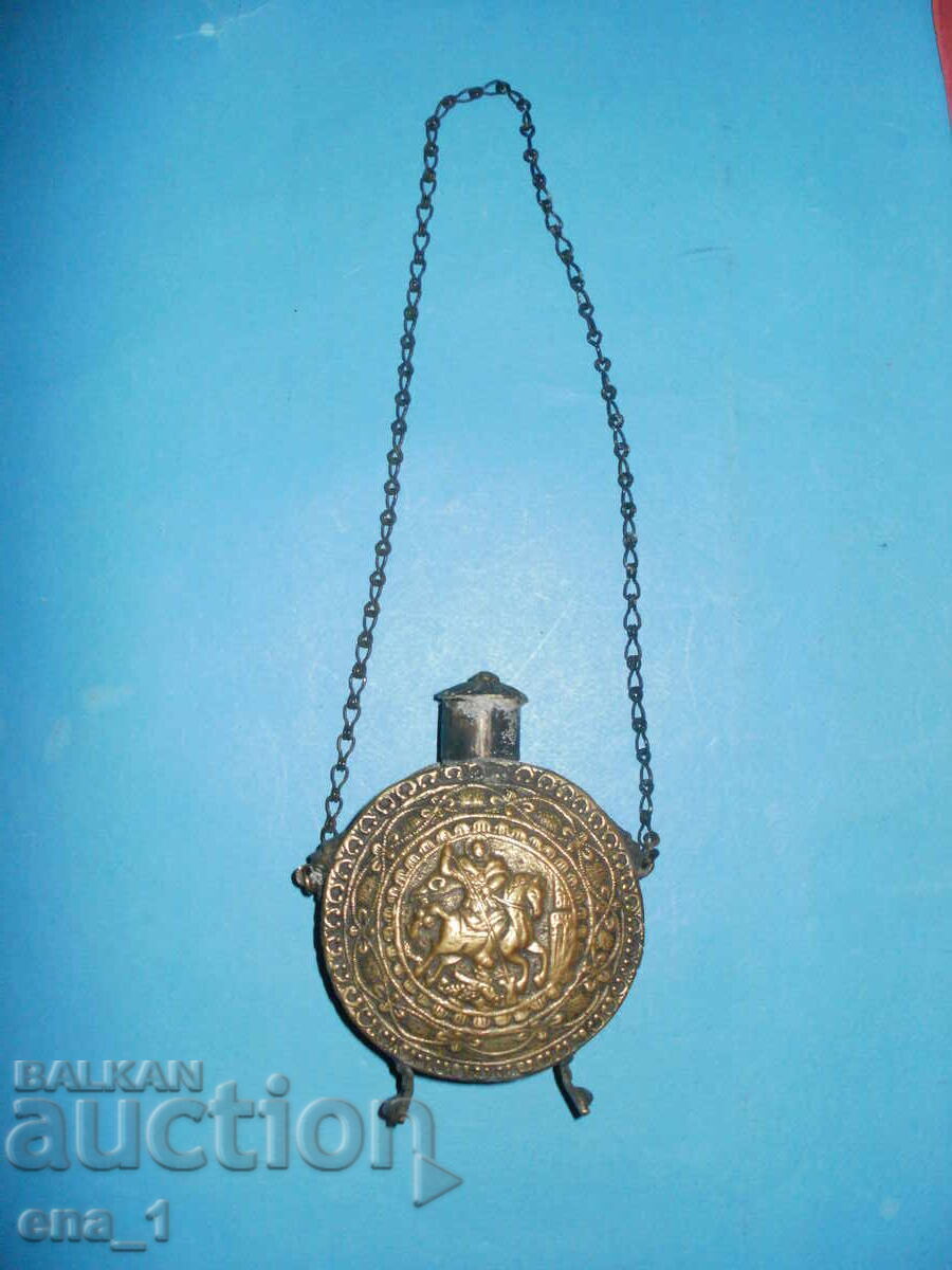 Vintage Greek/Bulgarian powder flask in Revival style - 7 Vintage Greek/Bulgarian powder flask in Revival style - 7