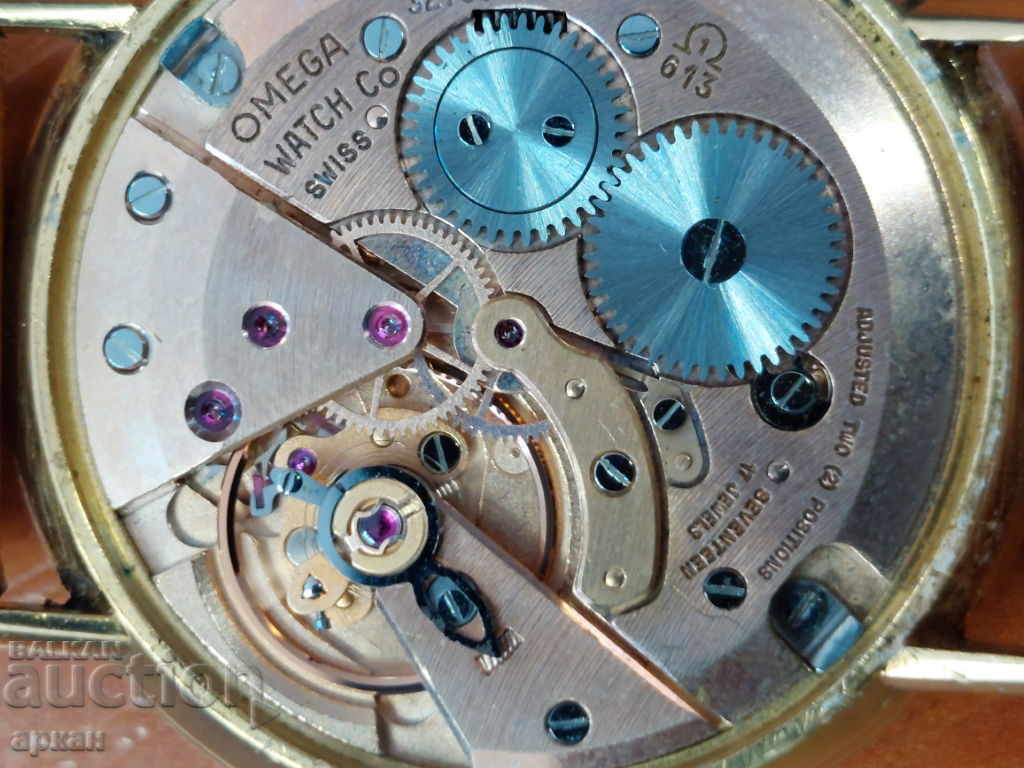 Παράδοση ρολόι χειρός Omega gold 18 cr.