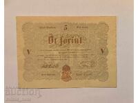 Hungary 5 forints 1848