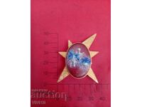 Αντίκα καρφίτσα σμάλτου