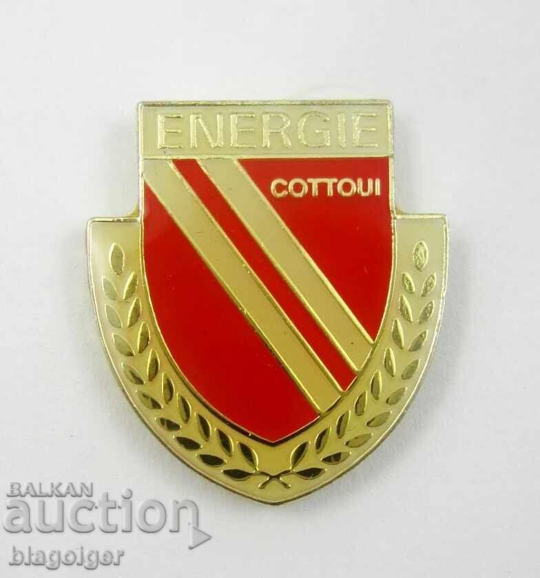 CLUBUL DE FOTBAL ENERGIE COTTBUS, GERMANIA - EMBLEMĂ DE FOTBAL CLUBUL DE FOTBAL ENERGIE COTTBUS, GERMANIA - EMBLEMĂ DE FOTBAL